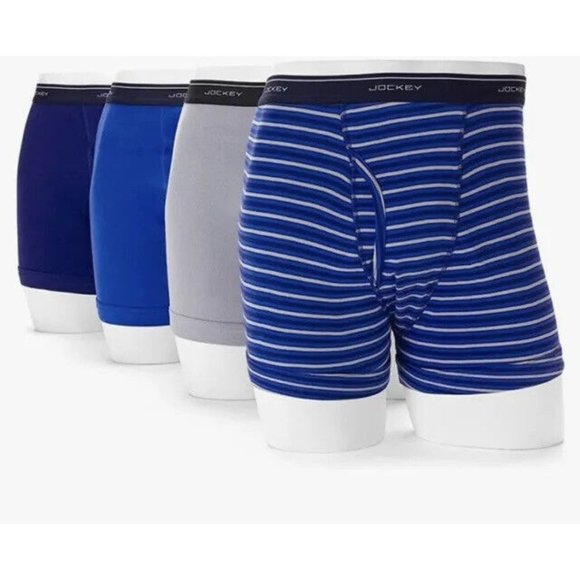 5Pk Jockey Mens Classic Boxer Brief Underwear Boxer Briefs BNWT M/L $180 - Picture 1 of 4